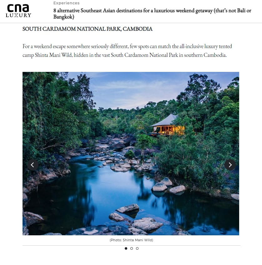 CNA Features Cambodia's Luxury Camping Resort As Southeast Asian ...